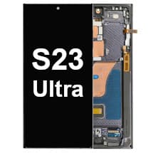 OLED & Frame Assembly for Samsung Galaxy S23 Ultra (Phantom Black) [Premium]
