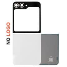 Back Glass & Camera Lenses Set for Samsung Galaxy Z Flip7 FE (White) [Premium]