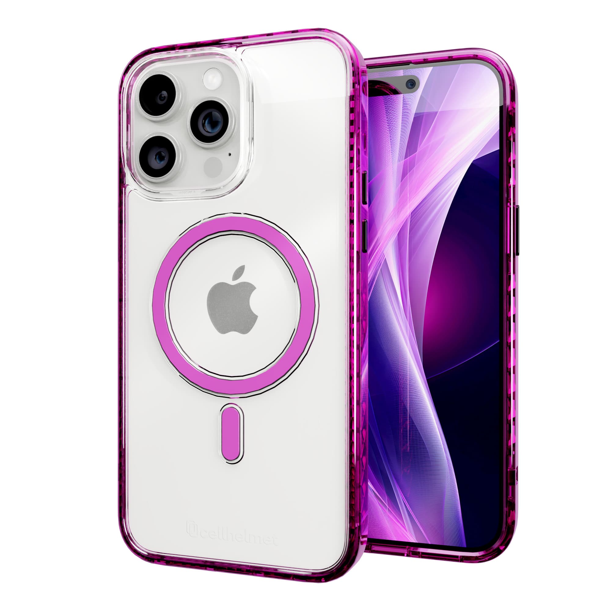 Cellhelmet Magnitude Case for Apple iPhone 15 Pro Max (Vivid Magenta)