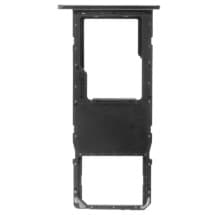 SIM & microSD Card Tray for Samsung Galaxy A11 (Single, Black)