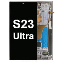 OLED & Frame Assembly for Samsung Galaxy S23 Ultra (Lavender) [Aftermarket]