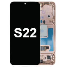 OLED & Frame Assembly for Samsung Galaxy S22 (Pink Gold & Violet) [Premium]