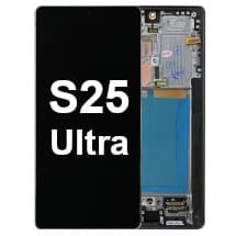 OLED & Frame Assembly for Samsung Galaxy S25 Ultra (Titanium Jetblack) [Premium]