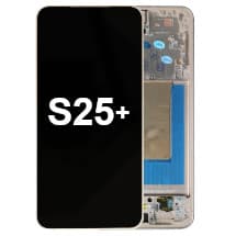 OLED & Frame Assembly for Samsung Galaxy S25+ (Pinkgold) [Full-Size Aftermarket]