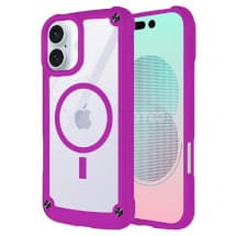 AMPD DuraBump Case for Apple iPhone 16 (Purple)