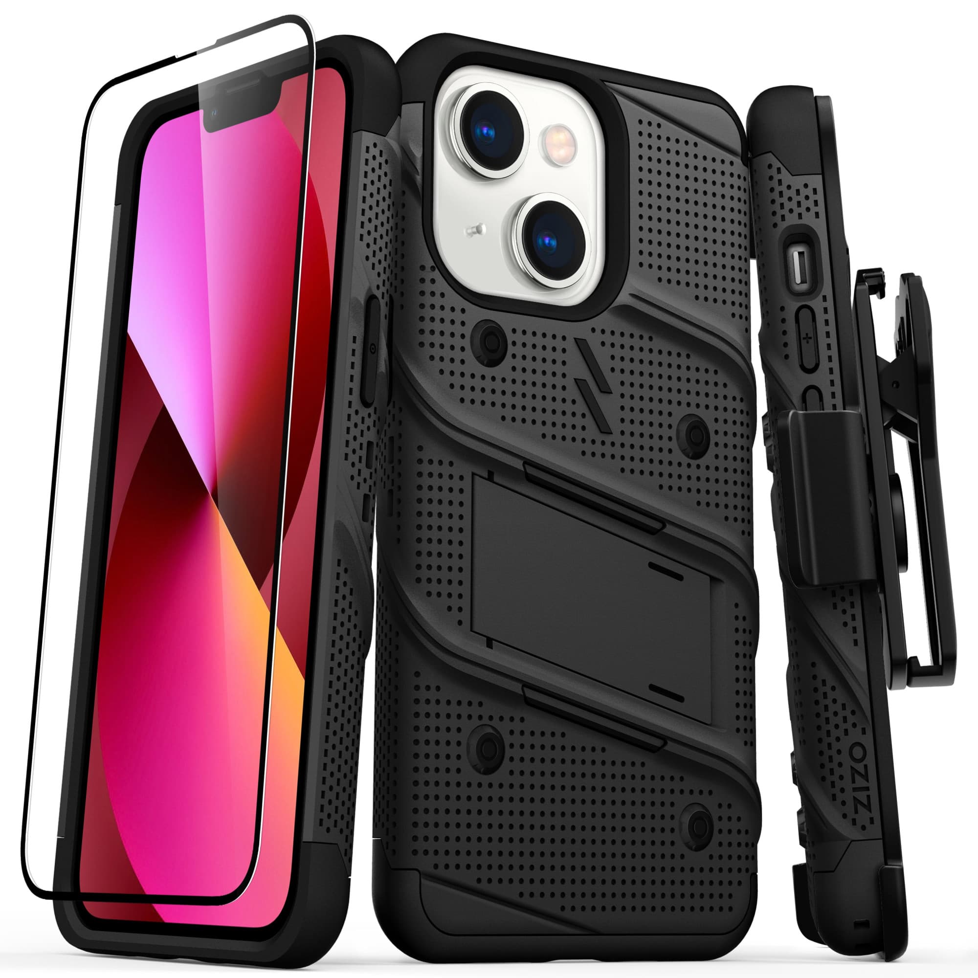 ZIZO Bolt Case for Apple iPhone 13 (Black)