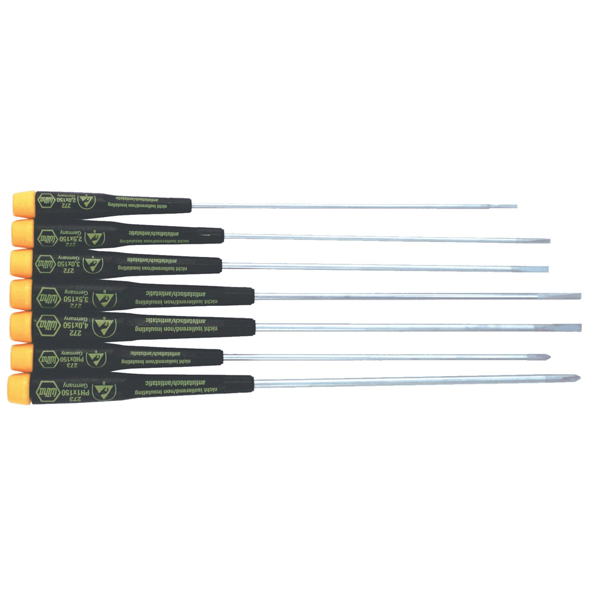 Wiha Extra Long Precision ESD Screwdriver Set
