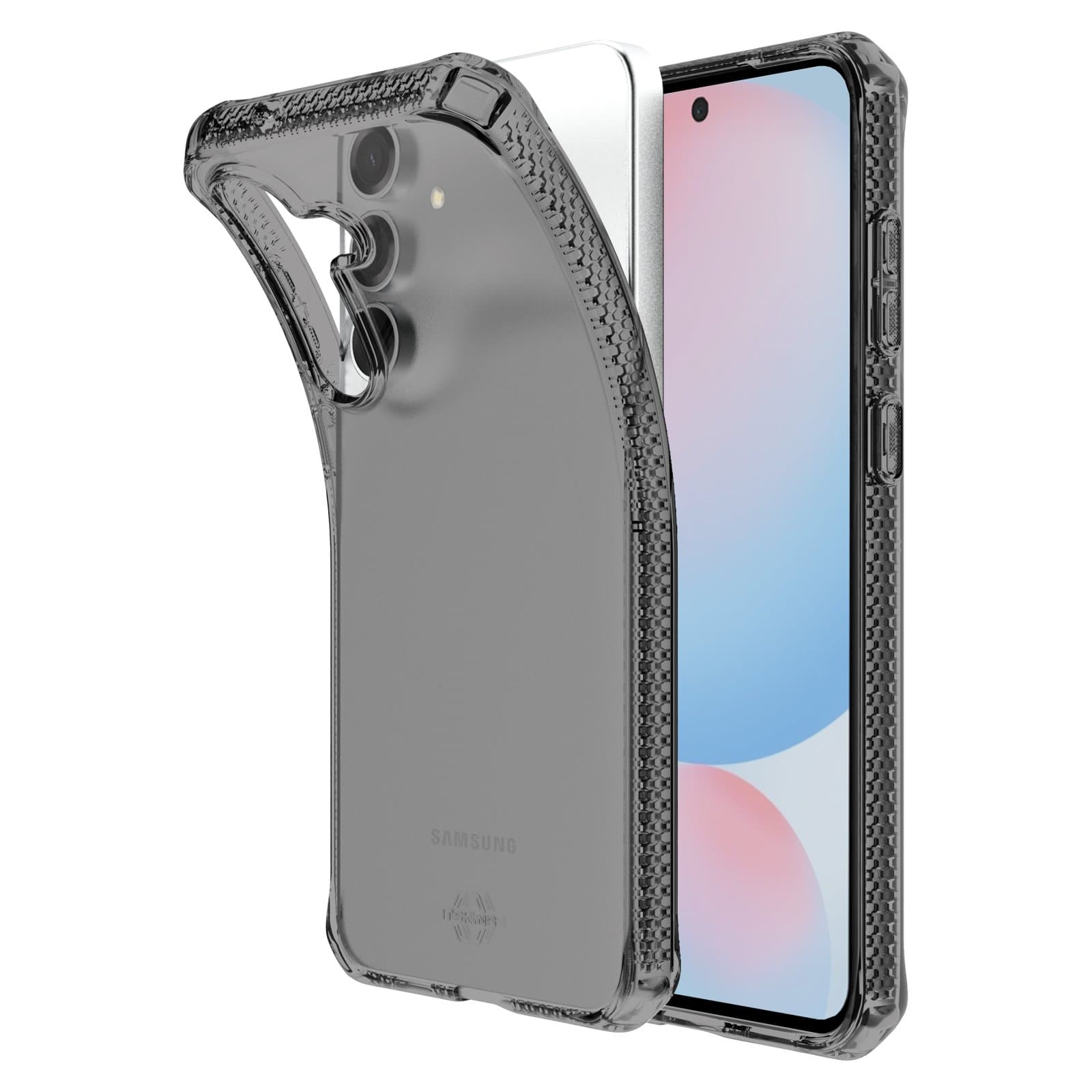 ITSKINS Spectrum R Clear Case for Samsung Galaxy S25 FE (Smoke)