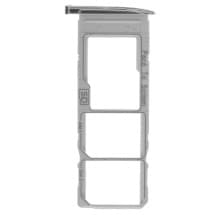 SIM & microSD Card Tray for Motorola Moto G7 (Dual, Clear White)