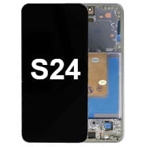 OLED & Frame Assembly for Samsung Galaxy S24 (Sapphire Blue) [Full-Size Aftermarket]
