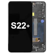 OLED & Frame Assembly for Samsung Galaxy S22+ (Phantom Black) [Aftermarket]