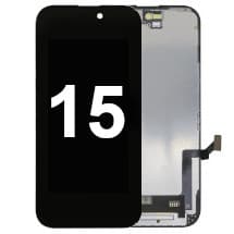 LCD & Frame Assembly for Apple iPhone 15 [Incell]