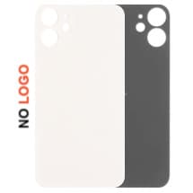Big Hole Back Glass for Apple iPhone 12 Mini (White) [Aftermarket]