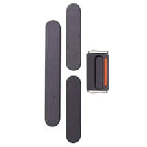 Cosmetic Button Set for Apple iPhone 12 (Black)