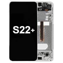 OLED & Frame Assembly for Samsung Galaxy S22+ (Phantom White & Sky Blue) [Premium]