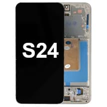 OLED & Frame Assembly for Samsung Galaxy S24 (Amber Yellow) [Full-Size Aftermarket]
