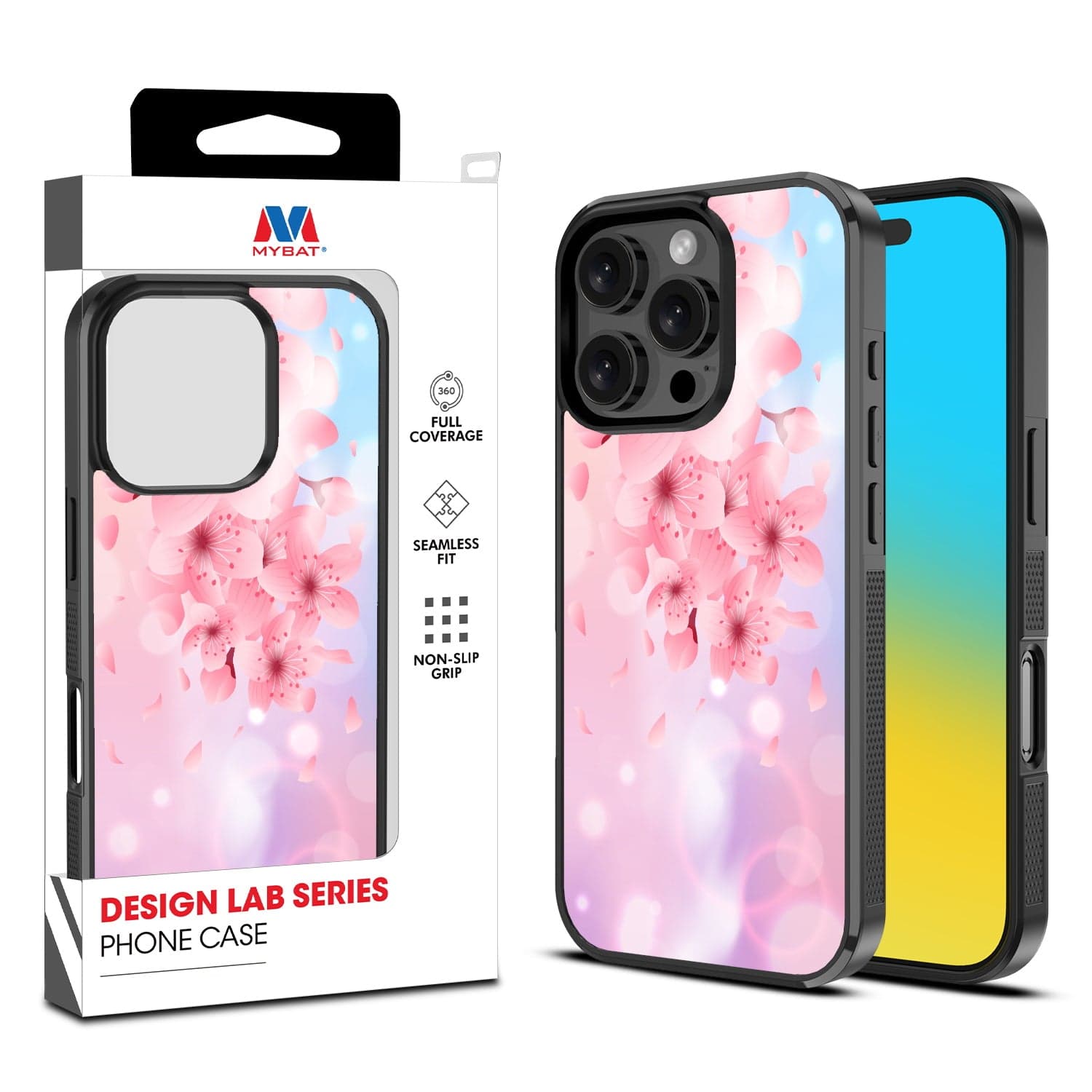 MYBAT Design Lab Case for Apple iPhone 16 Pro (Cherry Blossoms)