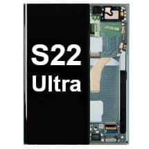 OLED & Frame Assembly for Samsung Galaxy S22 Ultra (Green) [OEM Service Pack]
