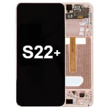 OLED & Frame Assembly for Samsung Galaxy S22+ (Pink Gold) [OEM Service Pack]