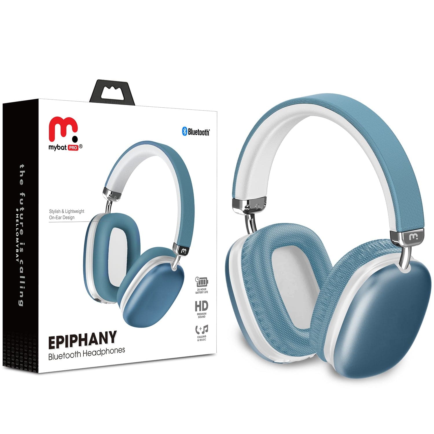 MYBAT Pro Epiphany Bluetooth Headphones (Blue)