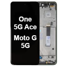 LCD & Frame Assembly for Motorola One 5G Ace & Moto G 5G (Volcanic Gray) [Premium]