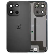 Back Plastic & Camera Lenses for OnePlus Nord 6 (Pitch Black) [Premium]