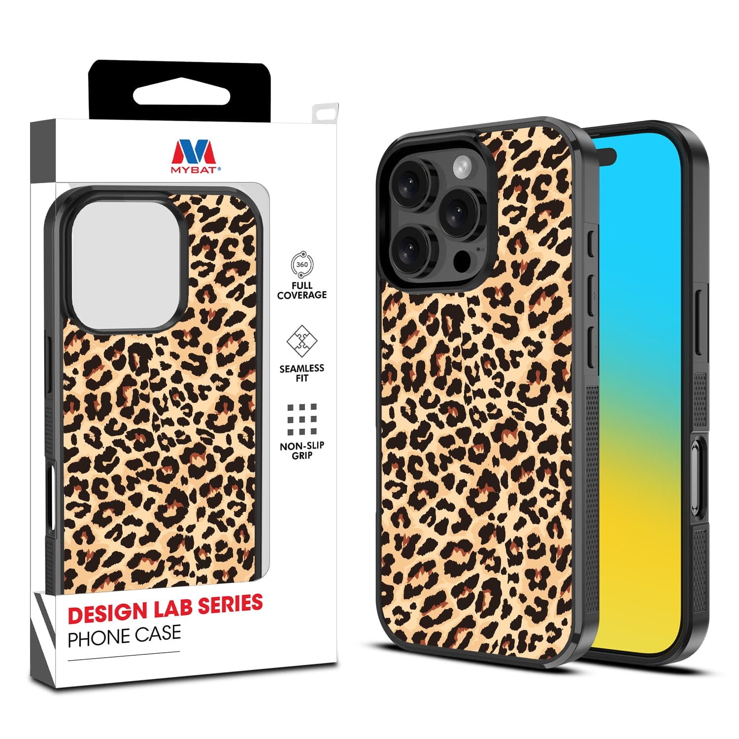 MYBAT Design Lab Case for Apple iPhone 16 Pro Max (Leopard Print)