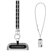 HyperGear Crossbody Phone Strap (Black & Silver)