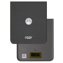 Back Silicone for Motorola RAZR (2024) & RAZR 50 (Koala Gray & Steel Wool) [Genuine OEM]