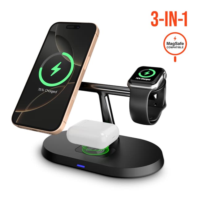 HyperGear MaxCharge Pro 3in1 Wireless Charging Stand