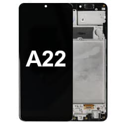 OLED & Frame Assembly for Samsung Galaxy A22 [OEM Service Pack]