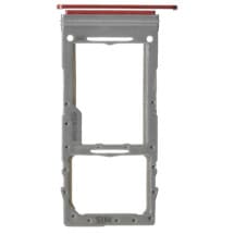 SIM & microSD Card Tray for Samsung Galaxy Note 10 Lite (Single, Aura Red)