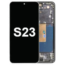 OLED & Frame Assembly for Samsung Galaxy S23 (Phantom Black) [Premium]