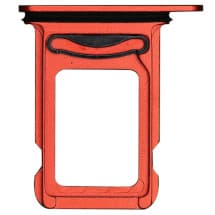 SIM Card Tray for Apple iPhone 12 & 13 (Dual, Red)