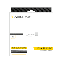 Cellhelmet 15ft Braided USB C to USB C Cable