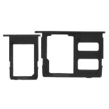 SIM & microSD Card Tray Set for Samsung Galaxy J7 Prime (Single, Black)
