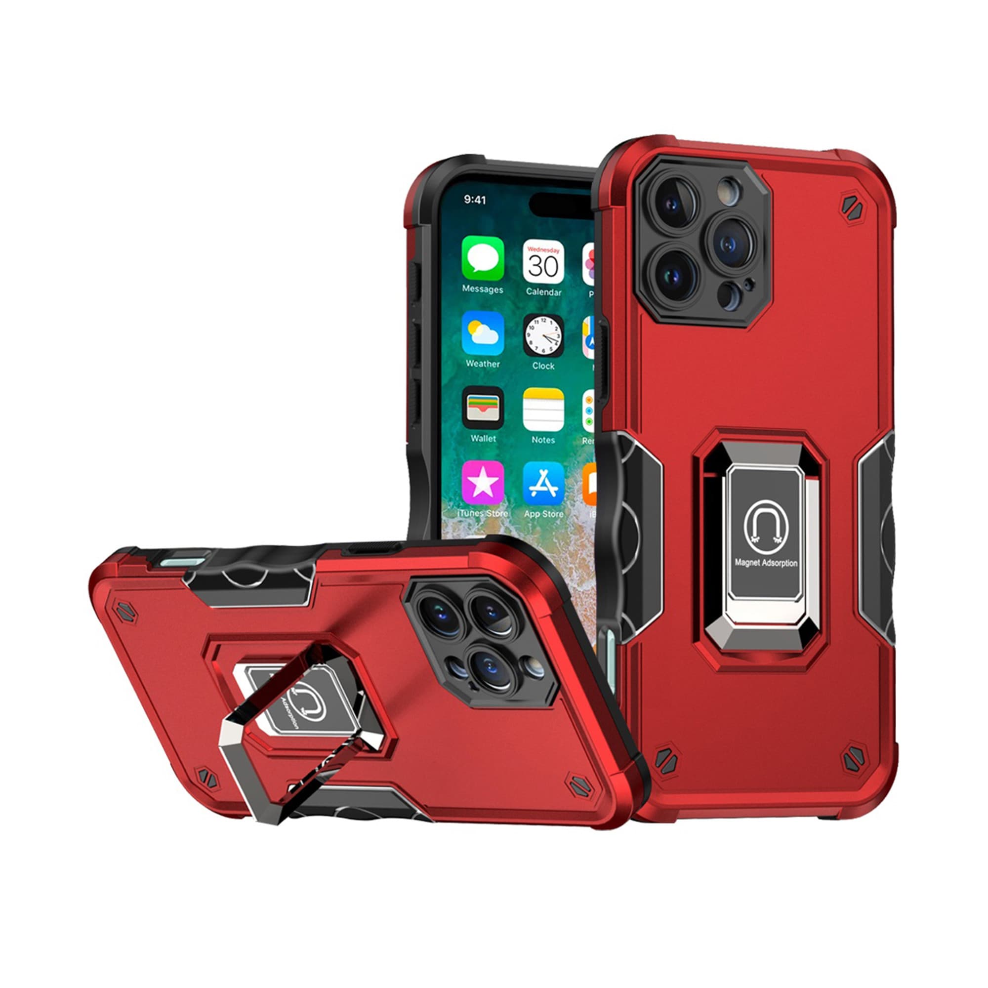 CLICK Pro Case for Apple iPhone 16 Pro (Red)