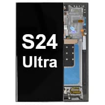 OLED & Frame Assembly for Samsung Galaxy S24 Ultra (Titanium Black, Blue, Green) [Full-Size Aftermarket]