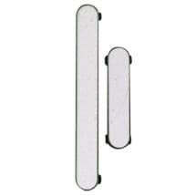 Cosmetic Button Set for Samsung Galaxy S25 FE (White)
