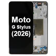 OLED & Frame Assembly for Motorola Moto G Stylus (2026) (Lavender Mist) [Genuine OEM]