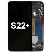 OLED & Frame Assembly for Samsung Galaxy S22+ (Graphite) [Full-Size Aftermarket]