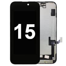 LCD & Frame Assembly for Apple iPhone 15 [Basic]