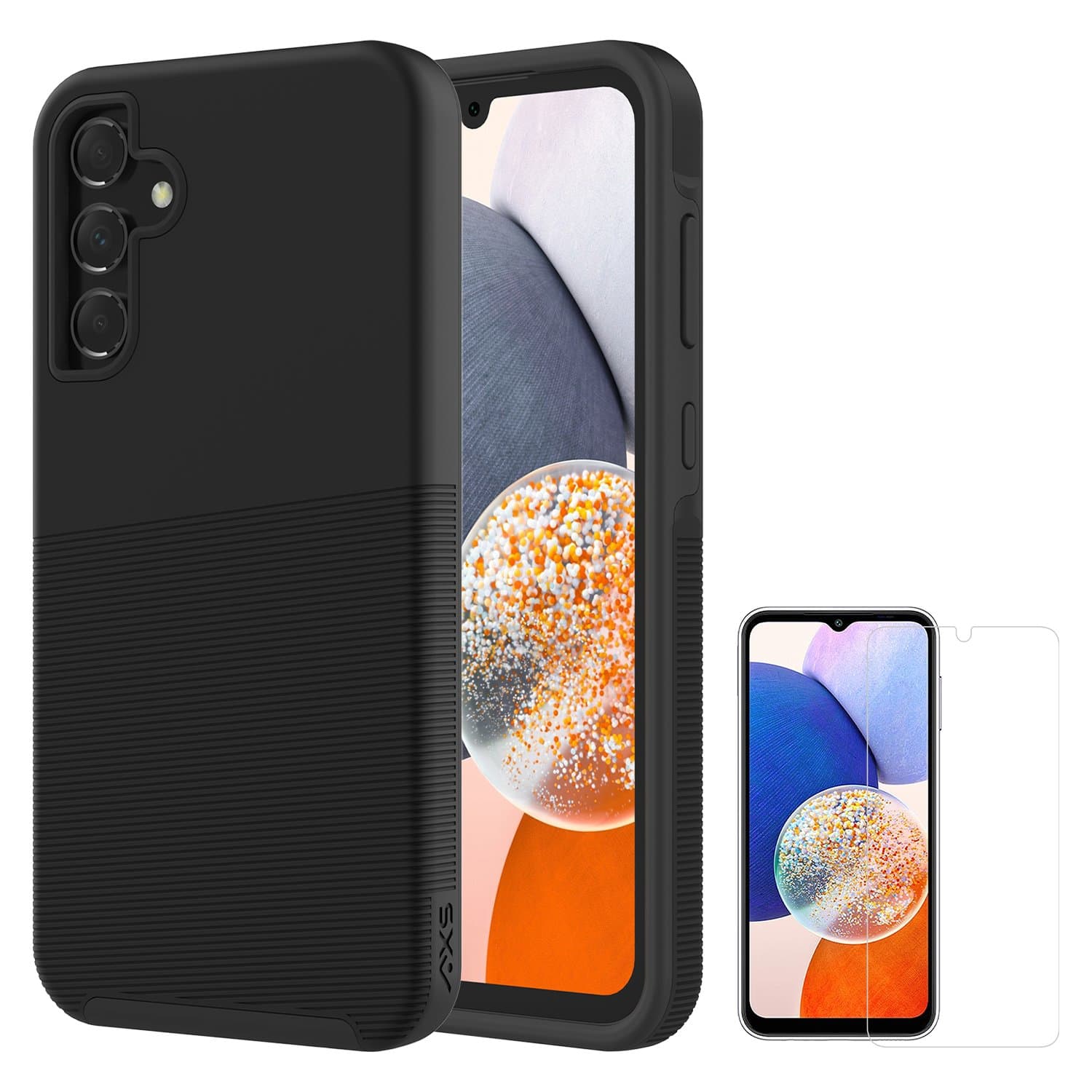 Axessorize PROTech Plus Case & Screen Protector for Samsung Galaxy A15 5G (Black)