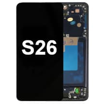 OLED & Frame Assembly for Samsung Galaxy S26 (Black) [Aftermarket]