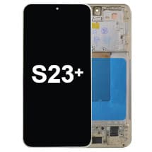 OLED & Frame Assembly for Samsung Galaxy S23+ (Cream) [Aftermarket]