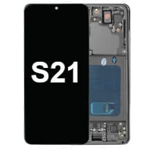 OLED & Frame Assembly for Samsung Galaxy S21 (5G, Phantom Gray) [Premium]