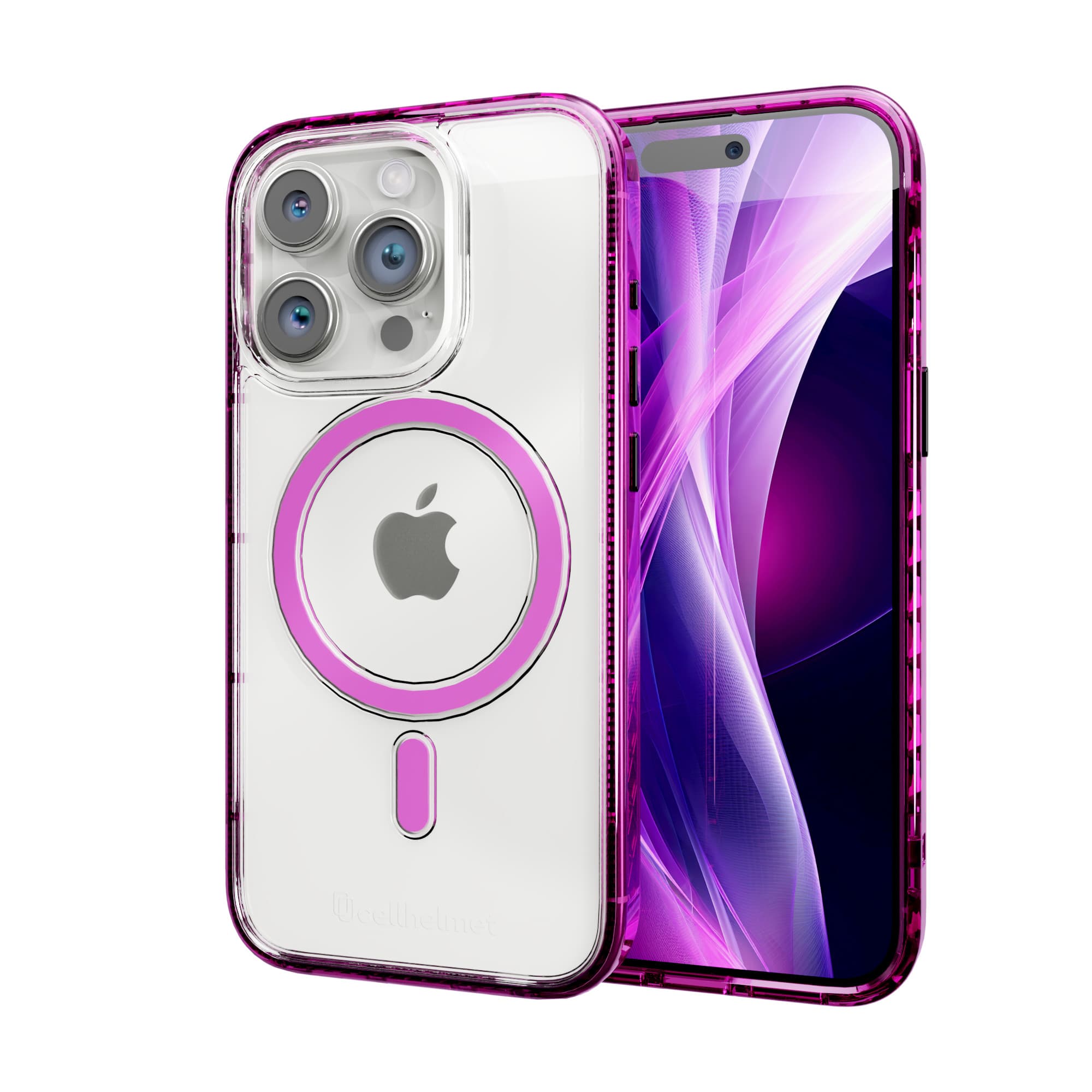 Cellhelmet Magnitude Case for Apple iPhone 15 Pro (Vivid Magenta)