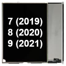 LCD for Apple iPad 7 (2019), 8 (2020), & 9 (2021) [Aftermarket]