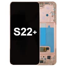 OLED & Frame Assembly for Samsung Galaxy S22+ (Pink Gold & Violet) [Aftermarket]