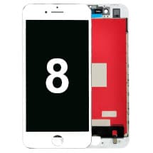 LCD & Frame Assembly for Apple iPhone 8 (White) [Premium]